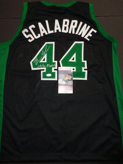Brian Scalabrine Signed Boston Celtics Jersey / Inscribed White Mamba (JSA COA)