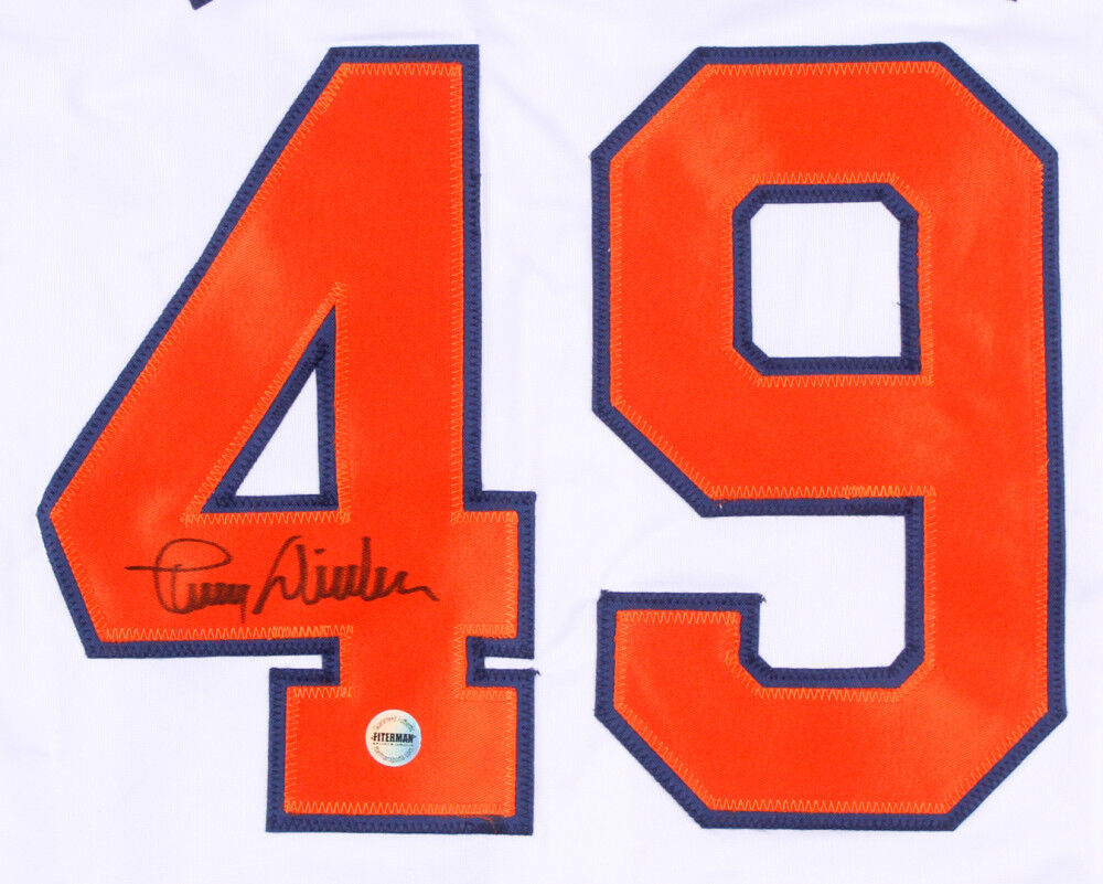 Larry Dierker Signed Astros Jersey (Fiterman Sports Hologram) Houston(1964–1976)