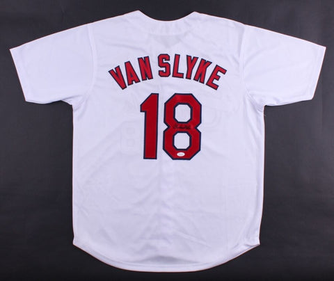 Andy Van Slyke Signed St, Louis Cardinals Jersey (JSA COA) 3×All-Star Outfielder