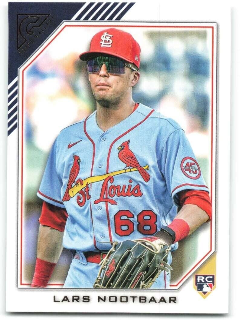 Lars Nootbar Signed St. Louis Cardinals Powder Blue Throwback Jersey (JSA COA)