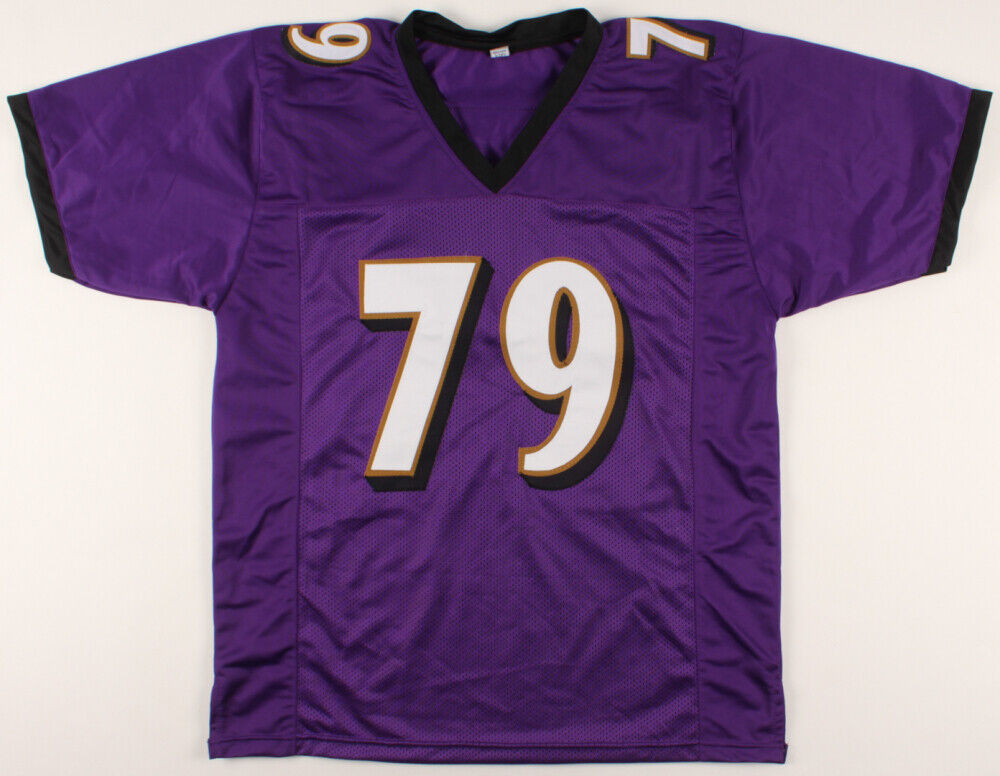 Ronnie Stanley Signed Baltimore Ravens Jersey (JSA COA) 2016 1st Round Pick / OT