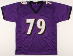 Ronnie Stanley Signed Baltimore Ravens Jersey (JSA COA) 2016 1st Round Pick / OT