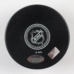 Brett Hull Signed Detroit Redwings Puck Inscribed "HOF 2009" (Schwartz Sports)