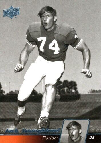 Jack Youngblood Signed Florida Gators Jersey (Schwartz Sports COA) Rams HOF D.E.