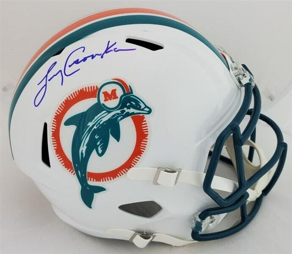 Larry Csonka Signed Full Size Miami Dolphin Helmet (JSA COA) 1972