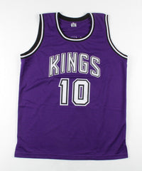 Mike Bibby Signed Sacramento Kings Jersey (Tennzone Sports Holo) 1997 NCAA Champ