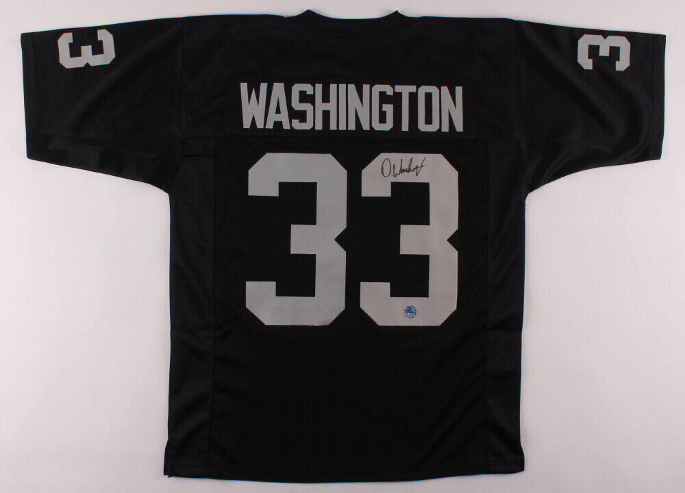DeAndre Washington Signed Black Raiders Jersey (Pro Player) Oakland Running Back