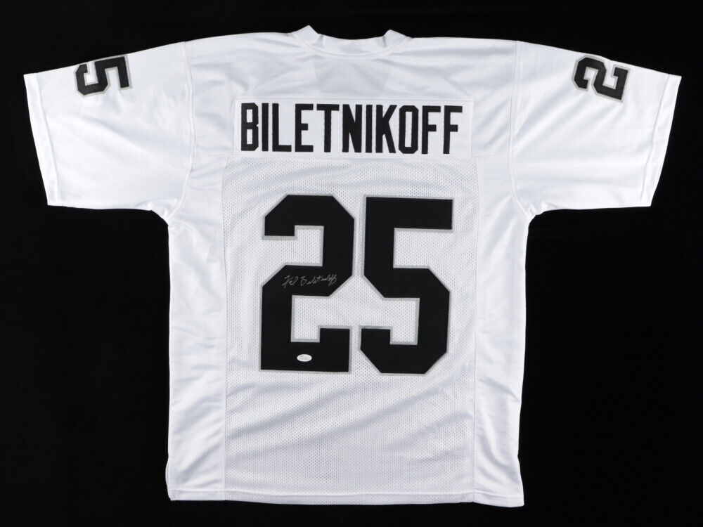 Fred Biletnikoff Signed Raiders Jersey (JSA COA) Oakland Wide Receiver 1965–1978