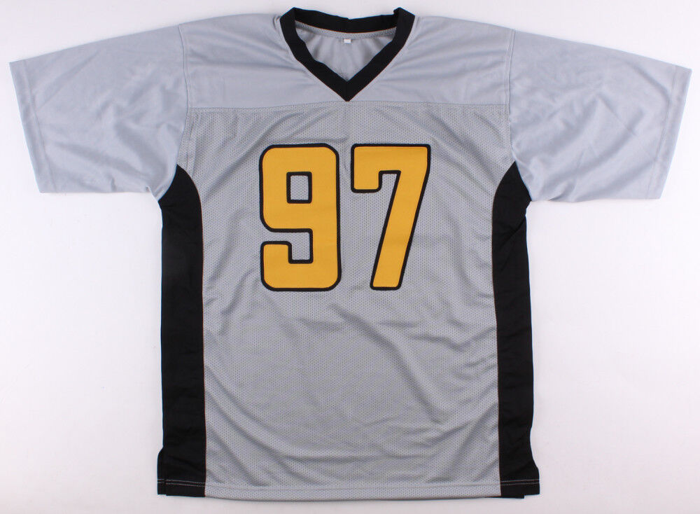 Cameron Heyward Signed Steelers Throwback Jersey (Heyward Player Hologram) D.T.