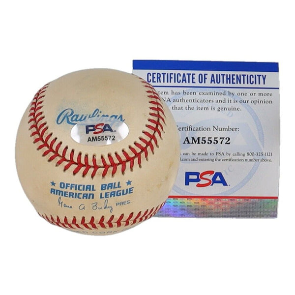 Bert Blyleven Signed OAL Baseball (PSA COA) Minnesota Twins / MLB HOF –