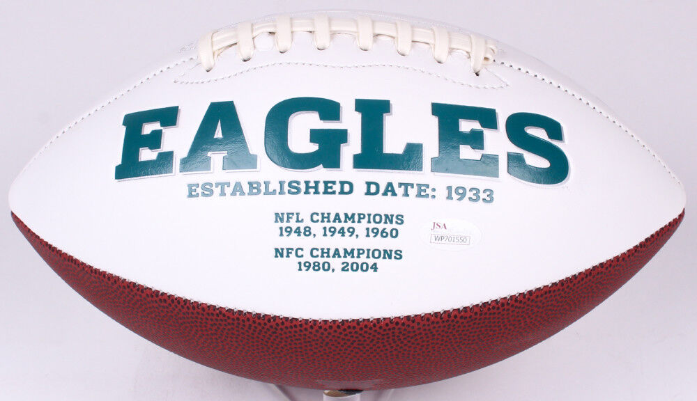 Ron Jaworski Signed Philadelphia Eagles Football (JSA COA) Philly Q.B. 1977–1986