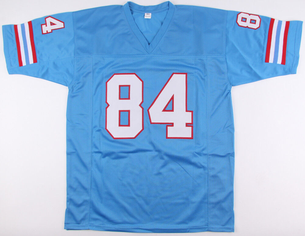 Haywood Jeffires Signed Houston Oilers Jersey / Wide Receiver (1987–1995) GTSM