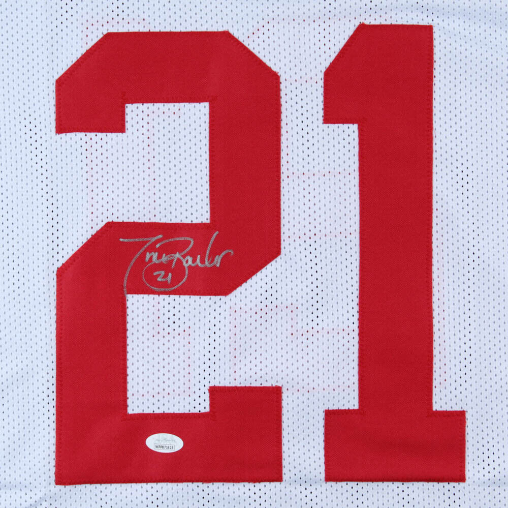 Tiki Barber Signed New York Giants Jersey (JSA COA) 3×Pro Bowl R.B. 2004–2006