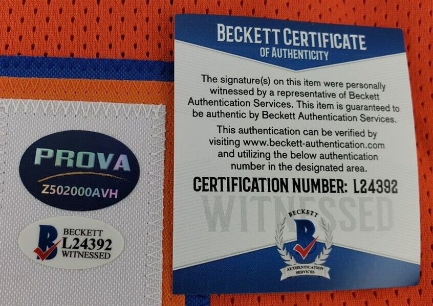 Emmitt Smith Signed Florida Gator Jersey (Beckett COA) NFL All-Time Leading Rshr