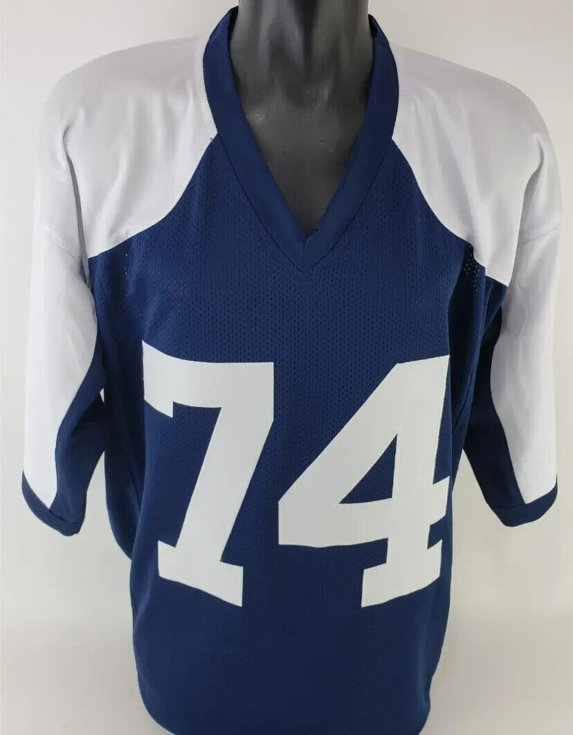 Bob Lilly Signed Dallas Cowboys Throwback Jersey Inscribed "HOF '80" (JSA COA)