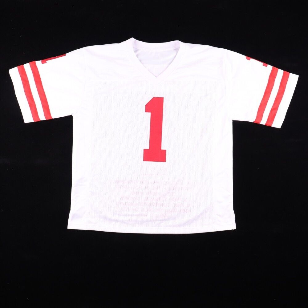 .Tom Osborne Signed Nebraska Cornhuskers Jersey (JSA COA) Head Coach 1973 /1997