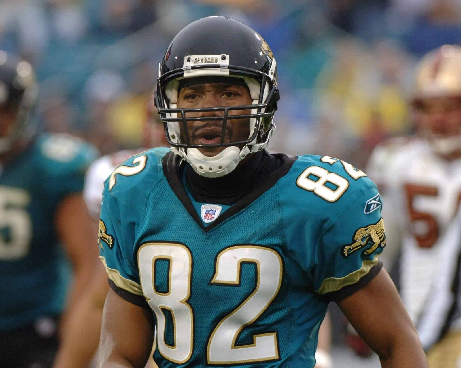 Jimmy Smith Signed Jacksonville Jaguars Jersey (Beckett COA) 5xPro Bowl Receiver