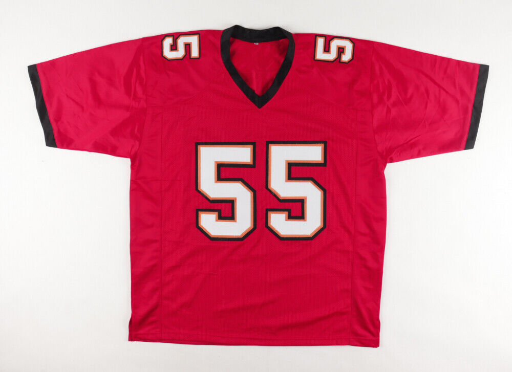 Derrick Brooks Signed Tampa Bay Buccaneers Jersey Inscribed "HOF-14" (Beckett)