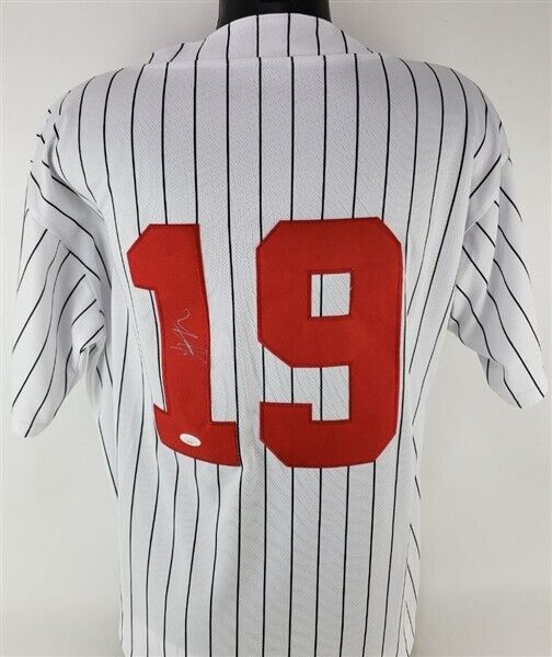 Joey Votto Signed Cincinnati Red Jersey (JSA COA) 2010 National League MVP Award