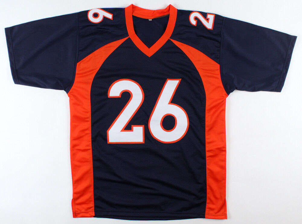 Clinton Portis Signed Denver Broncos Jersey (Schwartz COA) 2×Pro Bowl R.B.