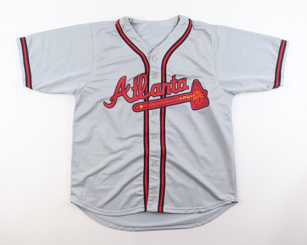 Gary Sheffield Signed Atlanta Braves Jersey (JSA) 500 Home Run Club & 9xAll Star