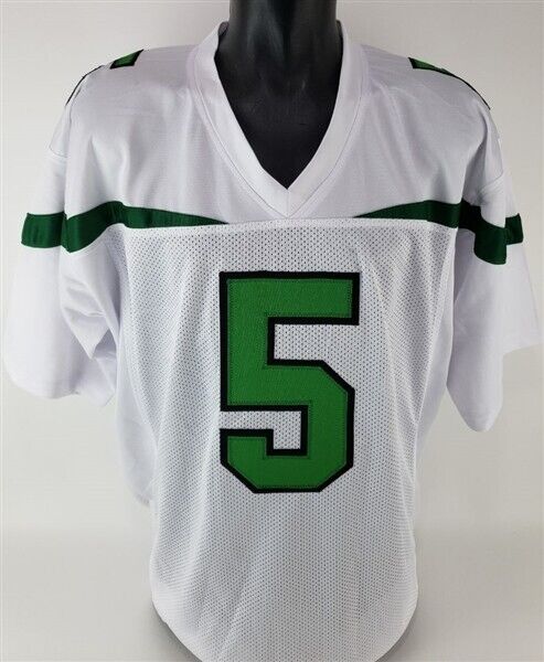 Mike White Signed New York Jets Jersey (Beckett) 2022 N.Y. Starting Quarterback