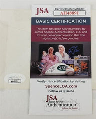 Phil Simms Signed Cachet Envelope / 12x15 New York Giants Framed Display JSA COA