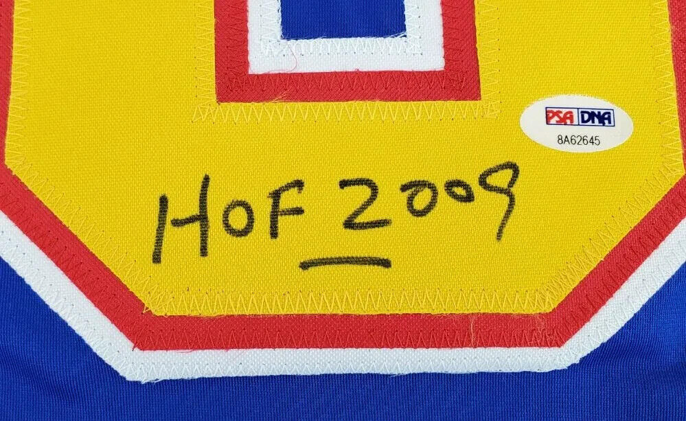 Brett Hull Signed St Louis Blues Jersey (PSA COA) Hall of Fame 2009 / 741 Goals