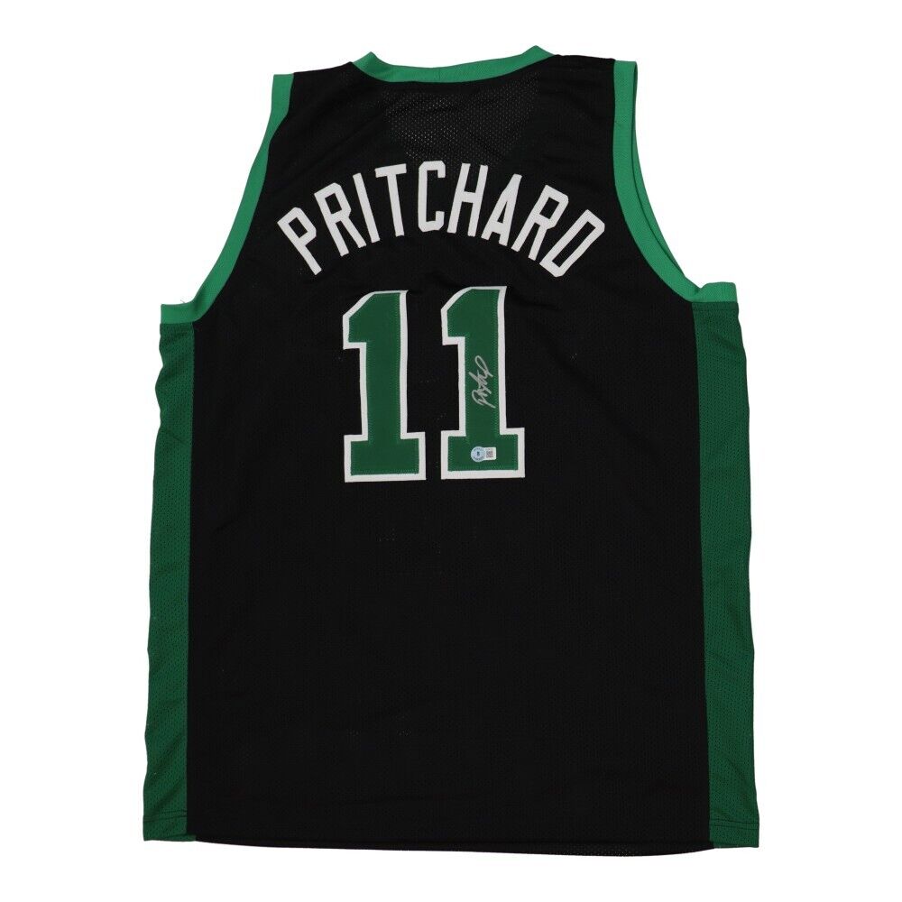 Payton Pritchard Signed Boston Celtic Black Jersey (Beckett) 2020 1st Round Pick