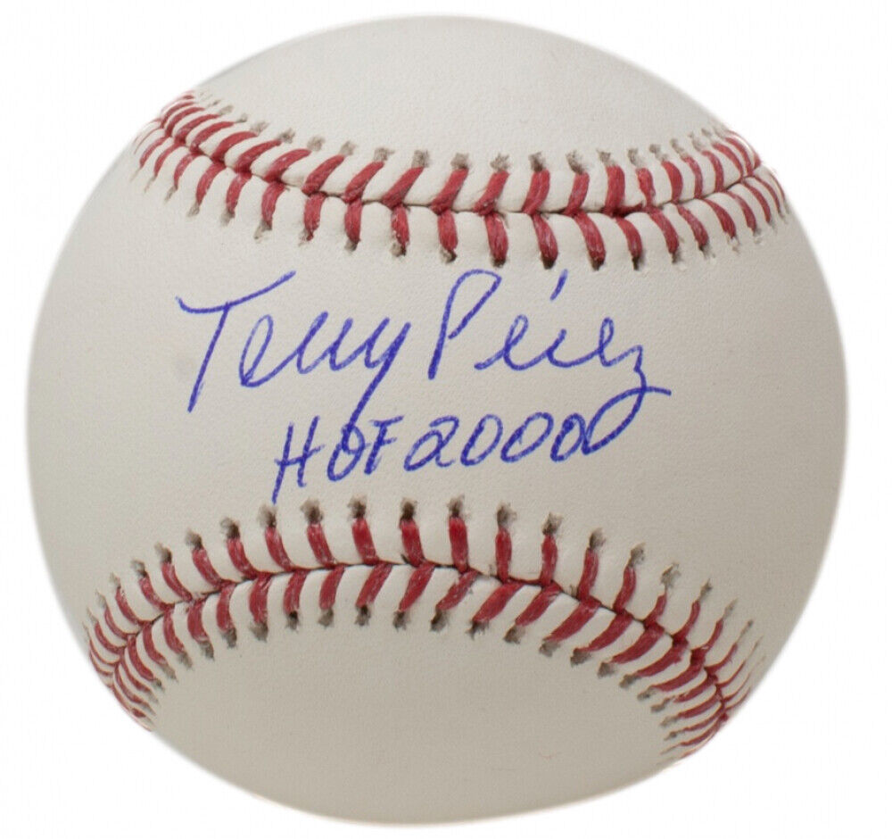 Tony Perez Cincinnati Reds "HOF 2000" Signed Baseball (Beckett) Big Red Machine