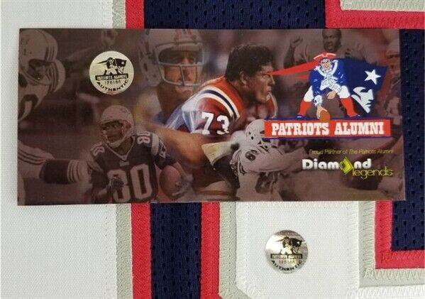 Deion Branch Signed New England Patriots Jersey (Pats Alumni COA) Super Bowl MVP