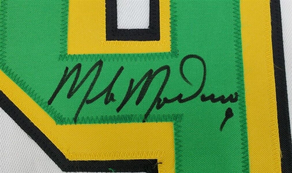 Mike Modano Signed Minnesota North Stars Jersey (JSA COA) 1988 #1 Draft Pick HOF