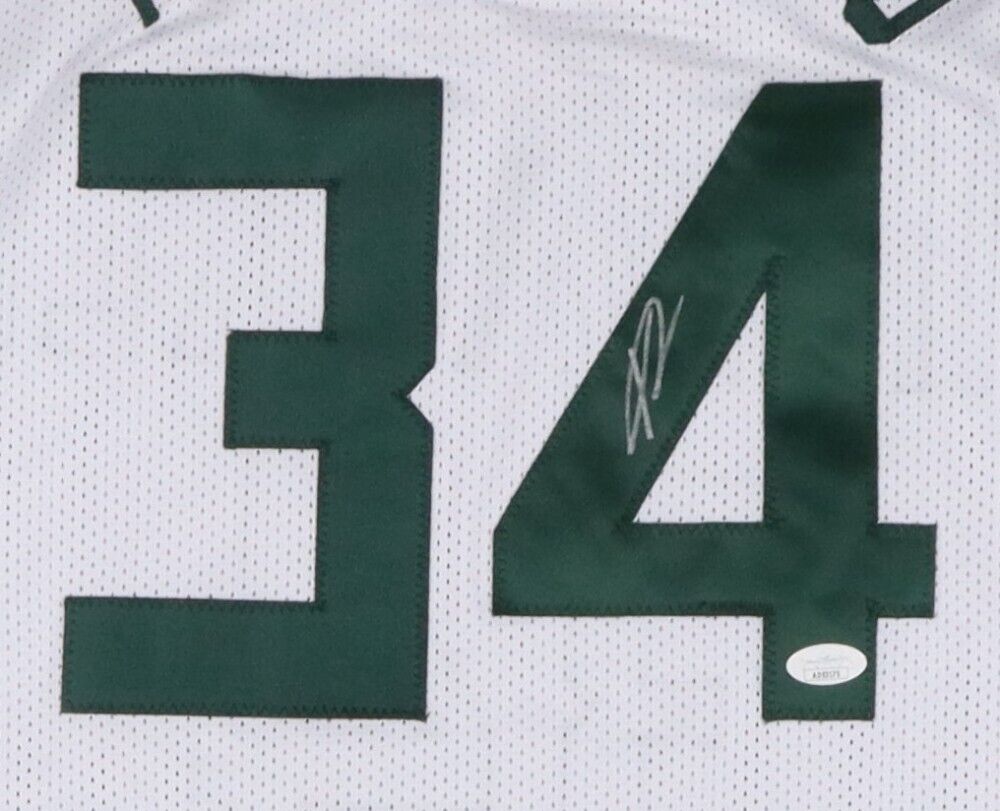 Giannis Antetokounmpo Milwaukee Bucks signed Jersey /6xNBA All Star (JSA COA)