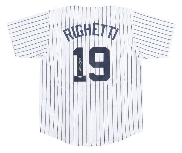 Dave Righetti New York Yankees Signed Pistirred Jersey (JSA COA) 2×All-Star P