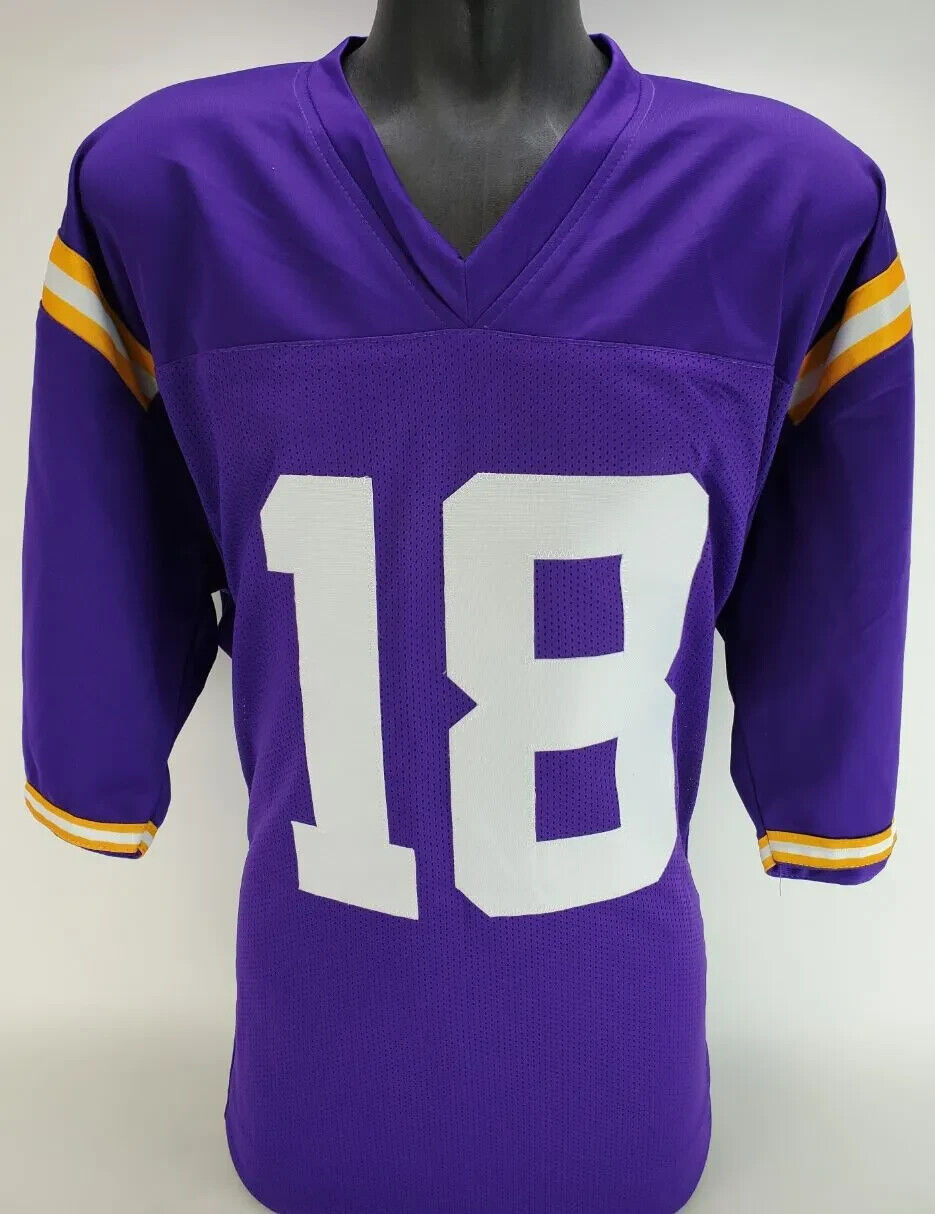 BJ Ojulari “Geaux Tigers” Signed LSU Tigers Purple Jersey (JSA COA) Cardinals LB