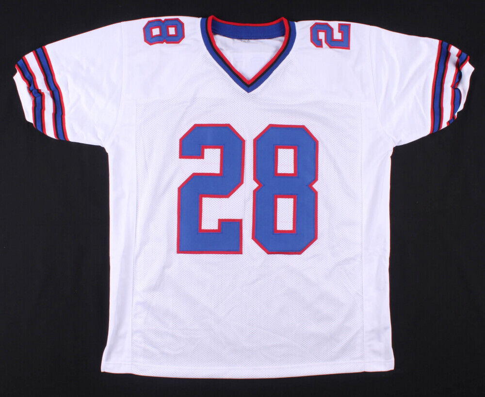 Frank Gore Signed Buffalo Bills White Jersey (JSA COA) 5×Pro Bowl Running Back