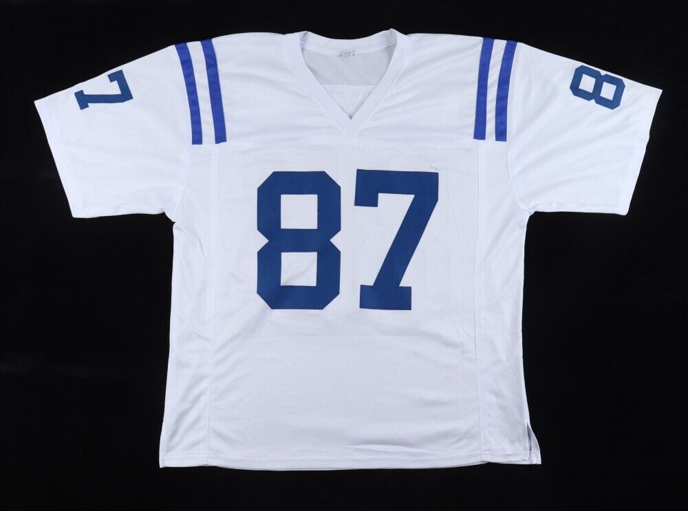 Reggie Wayne Signed Indianapolis Colts White Jersey (PSA COA) 6xPro Bowl W.R.