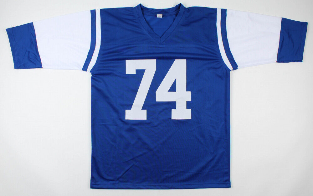 Bob Lilly Signed Cowboys Jersey (Beckett COA) 1st ever Dallas Draft pick 1961 DT