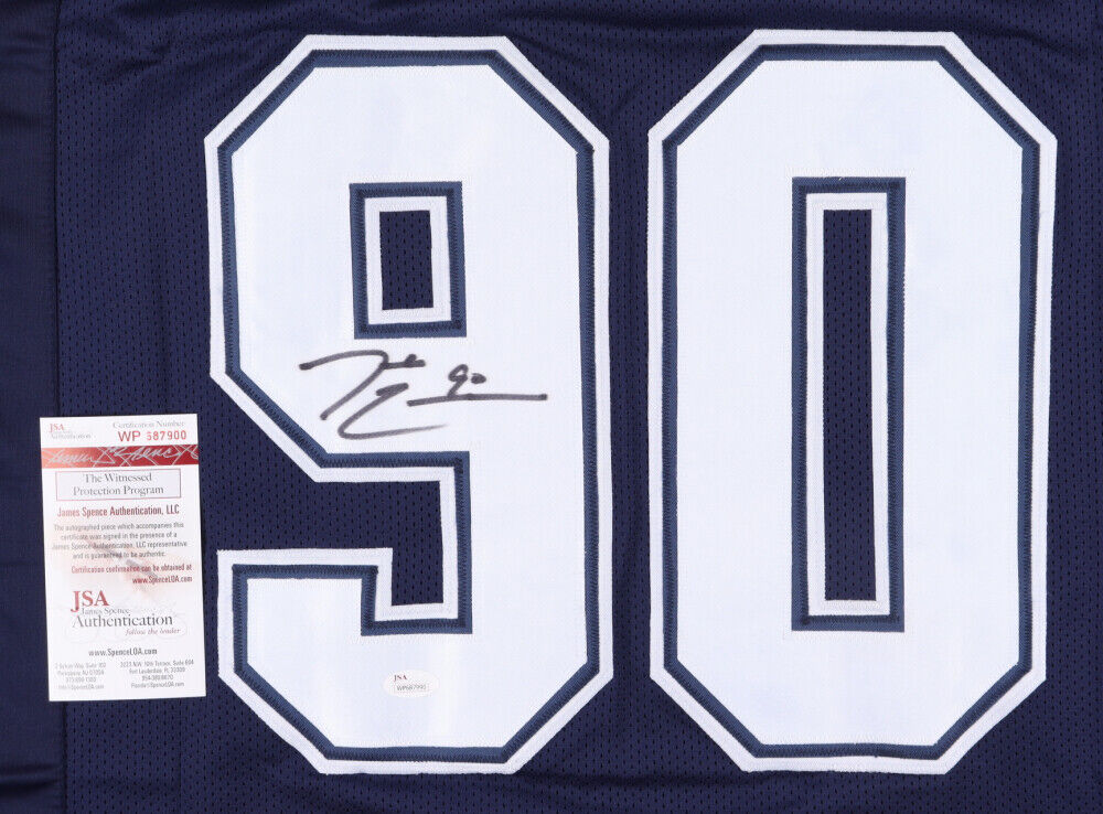 Demarcus Lawrence Signed Dallas Cowboys Jersey (JSA COA) All Pro Defensive End