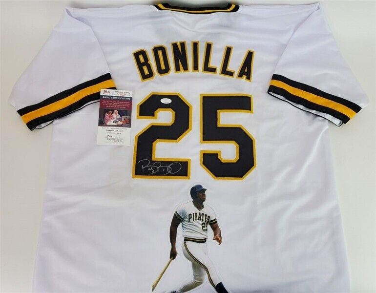 Bobby Bonilla Signed Pittsburgh Pirates Jersey (JSA COA) 6xAll Star 3rd Baseman