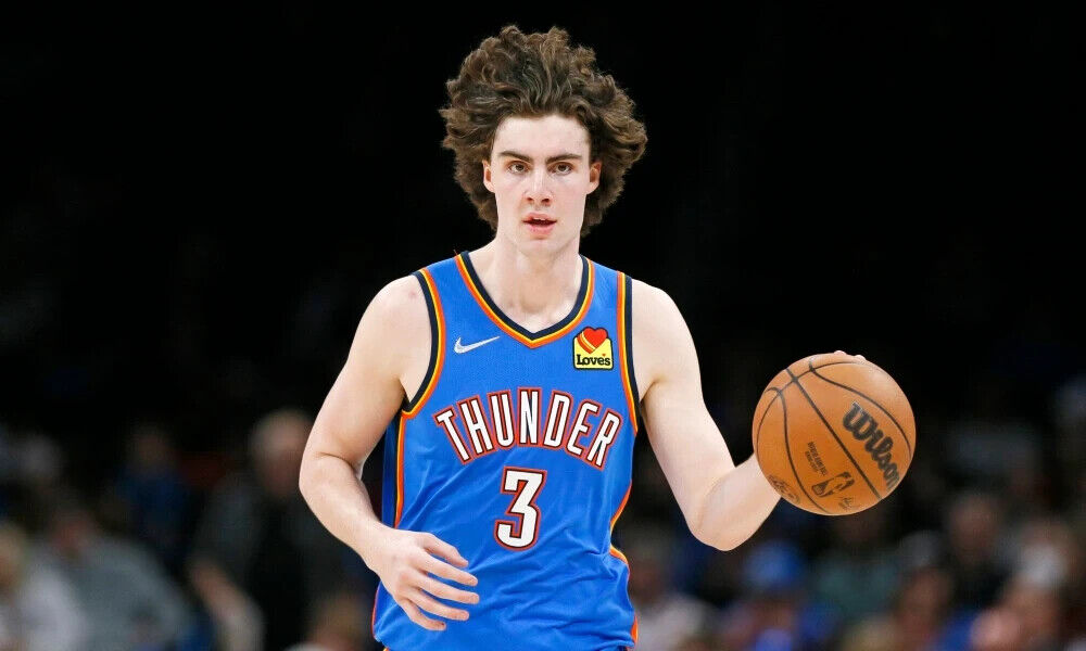 Josh Giddey Signed Oklahoma City Thunder Jersey (PSA) #6 Overall Pick 2020 Draft