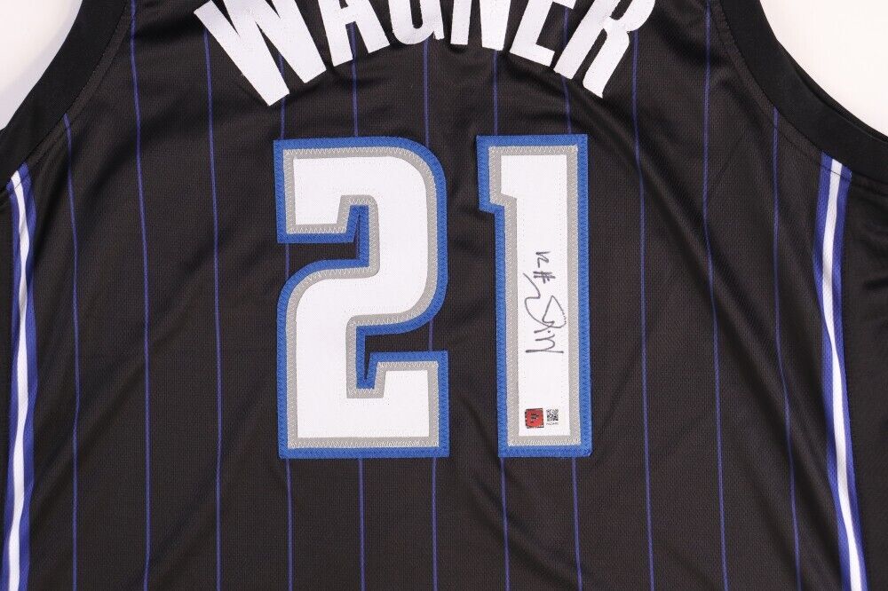 Mo Wagner Signed Magic Jersey (PA COA) Older Brother of Franz - Orlando Teammate