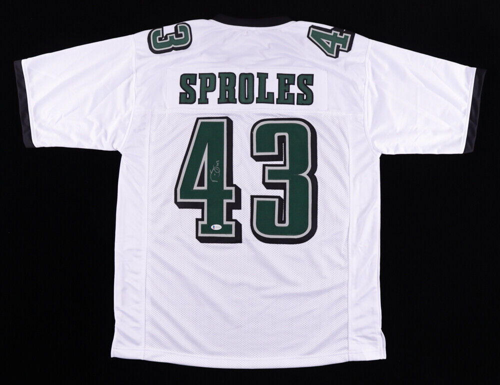 Darren Sproles Signed Philadelphia Eagles Jersey (Beckett COA) Super Bowl Champ