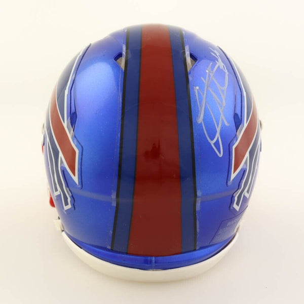 Isaiah McKenzie Signed Buffalo Bills Flash Alternate Speed Mini Helmet –