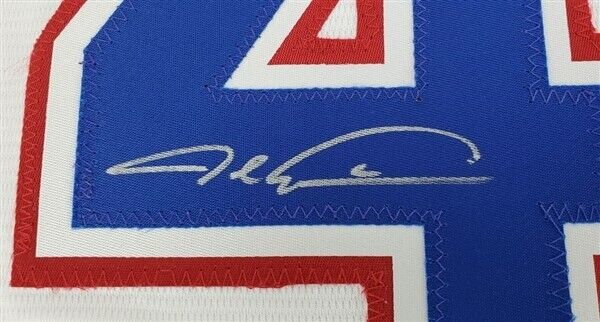 Jacob deGrom Signed Texas Rangers Jersey (JSA COA) 2014 NL Rookie of the Year
