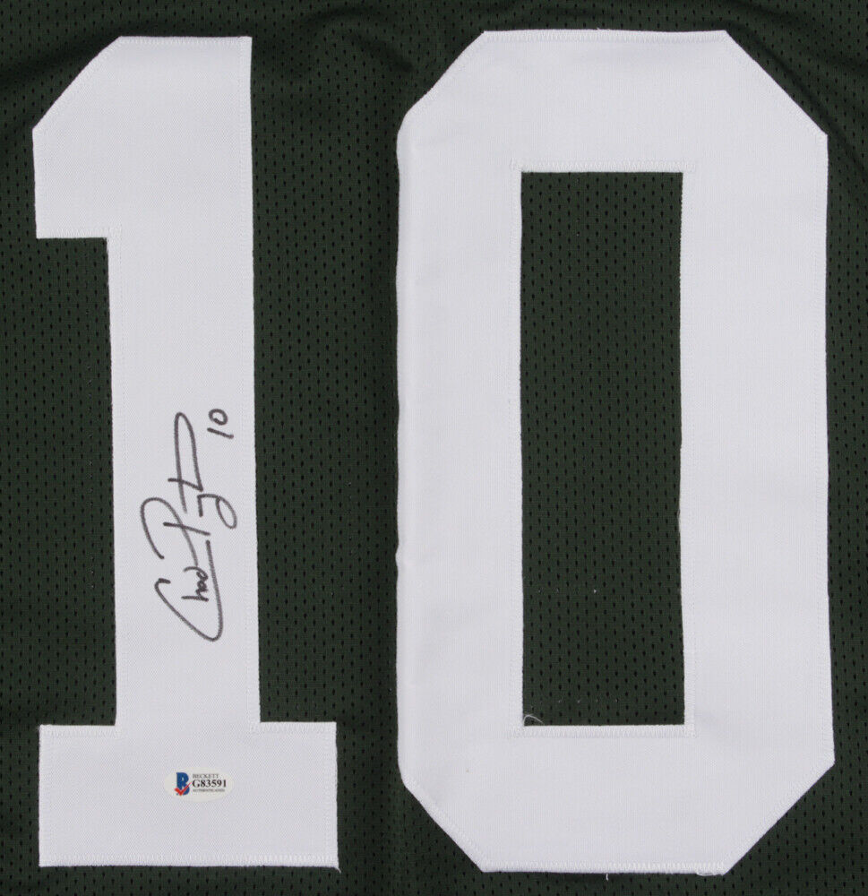 Chad Pennington Signed New York Jets Jersey (Beckett) NY Starting QB (2000-2007)