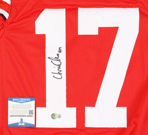 Chris Olave Signed Ohio State Buckeyes Jersey (Beckett COA) Senior Wide  Receiver