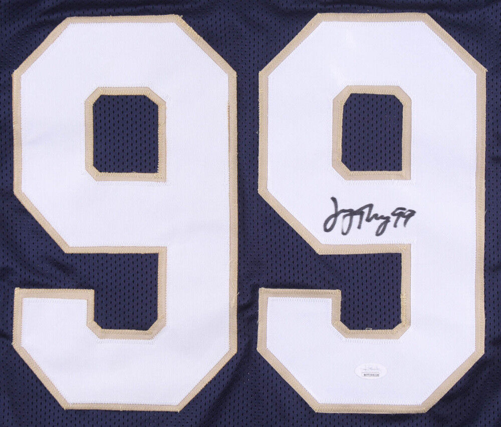 Jerry Tillery Signed Notre Dame Fighting Irish Jersey (JSA) Chargers 1st Rnd Pck