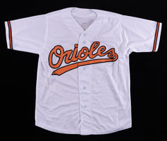 Greg Olson Signed Baltimore Orioles Jersey Inscribed "89 AL ROY" (RSA Hologram)