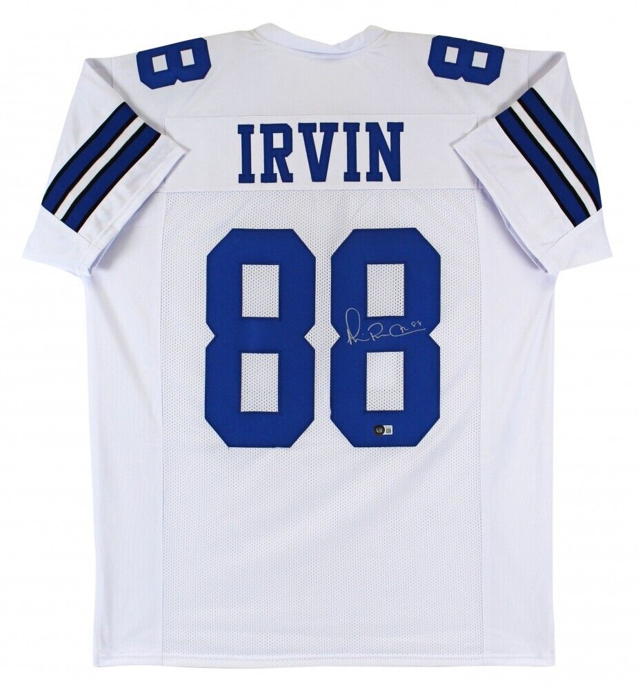 Michael Irvin Signed Dallas Cowboys Jersey (Beckett) 5xPro Bowl Wide Receiver